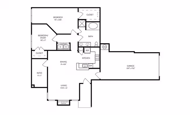 Unit 3301 2501 floor plan